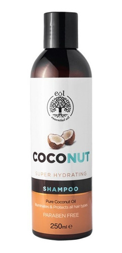 Shampoo De Coco Super Hidratante Coconut 250 Ml