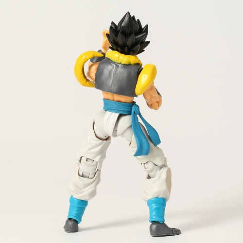 Imagen 6 de 7 de Figura De Shf Gogeta Dragon Ball Z De Pelo Azul, Juguetes Go