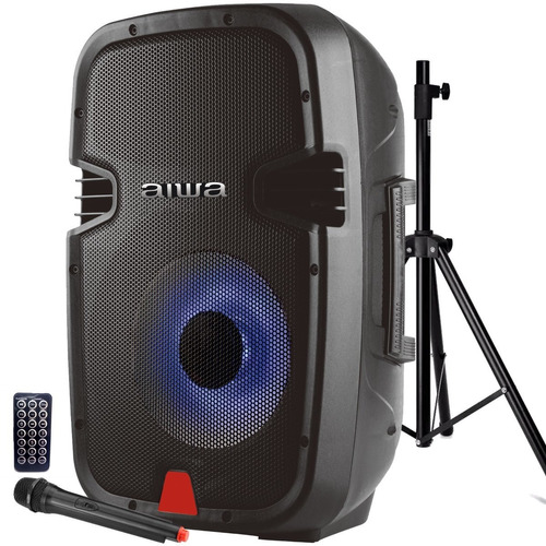 Cabina Audio Activa Pro Parlante Bluetooth Bateria 15pg Aiwa