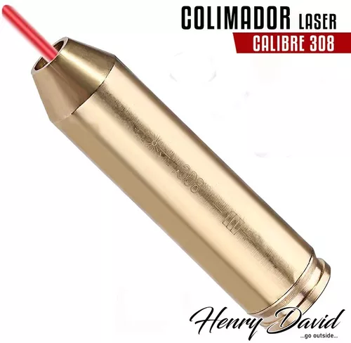 Colimador Laser Vaina Bala 9mm 308 30-06 12/70 Rifle Pistola