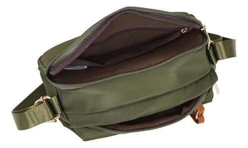 Crossbody Para Mujer Hpc Polo Modelo: 1125-olivo Color Verde
