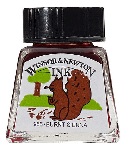 Tinta Nanquim Winsor & Newton Terra Burnt Sienna 14ml