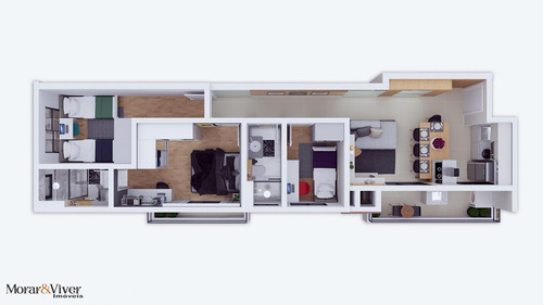 Imagem 11 de 15 de Apartamento Para Venda Em São José Dos Pinhais, São Pedro, 3 Dormitórios, 1 Suíte, 1 Banheiro, 1 Vaga - Sjp8440_1-1585651