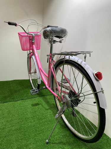 Imagen 2 de 9 de Bicicleta De Paseo Aro 26 Rosada 7 Velocidades