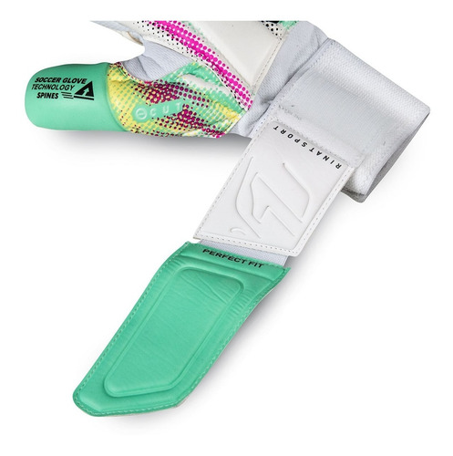 Imagen 4 de 7 de Guantes De Portero Rinat Asimetrik Stellar Spine Semi Ad Bco