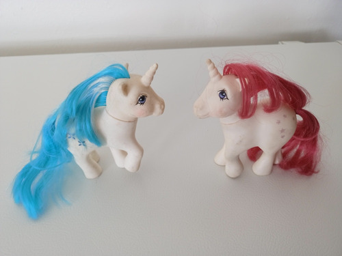 2 Ponis Unicornio De My Little Pony G1 Hong Kong