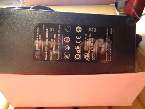 Intertek Switching Power Supply/adapter 100-240v 54v 2.7 Ccj