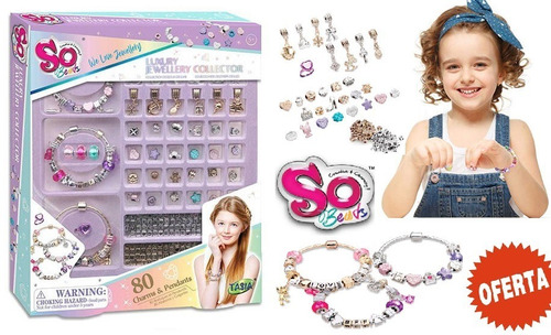 Imagen 2 de 4 de Set De Creación De Pulseras Dijes Y Pendientes