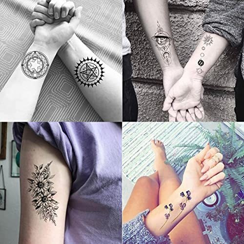 Tatuaje Temporale - Fifyan 73 Hojas De Flores Pequeñas Letra | Envío gratis Tatuaje Temporale - Fifyan 73 Hojas De Flores Pequeñas Letra | Envío gratis