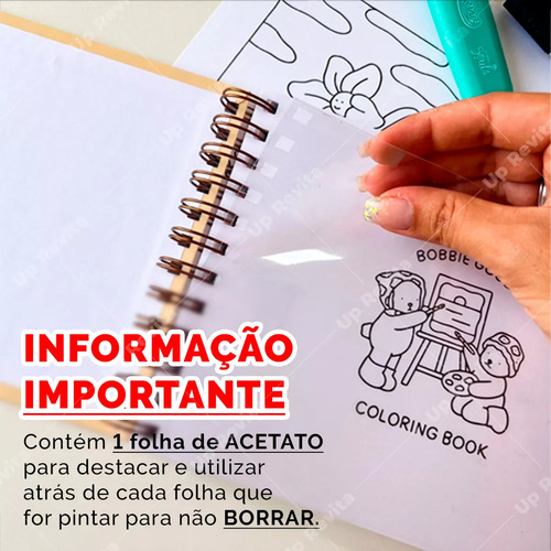 Livro Bobbie Goods Para Colorir 50 Folhas Capa Dura Sortido
