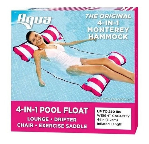 Flotador Aqua Leisure 4-in-1 Multi-propósito Monterey Hamaca