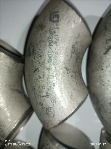 Lote De 8 Codos 1 1/4 Acero Inoxidable 304 Cedula 40