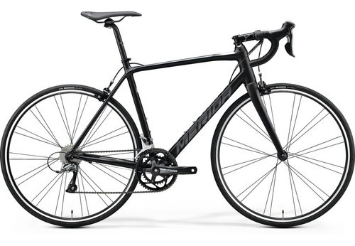 Bicicleta ruta Merida Scultura 100  2020 color negro  