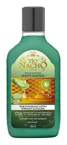 Tío Nacho Anti Daño Shampoo Reparación Profunda 200ml