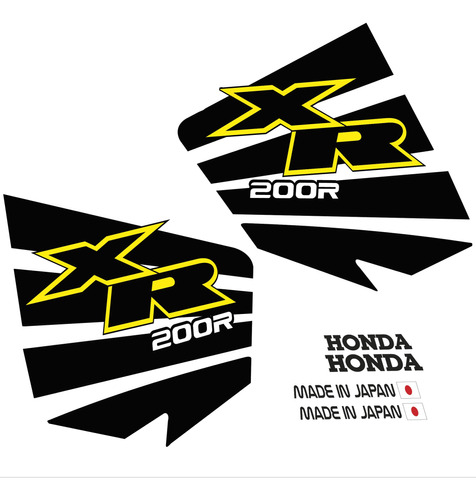 Calcos Honda Xr 200r Calcomanias Motos