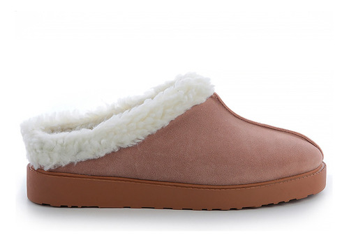 Mule Slipper Feminino Forrado De Pelos Confortavel Damannu