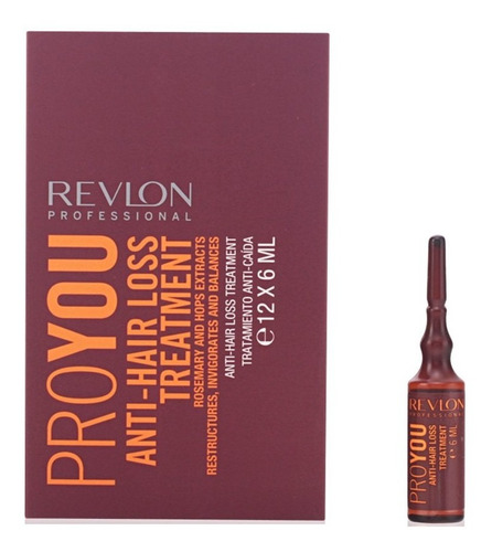 Tratamiento Anticaida Revlon Proyou Anti Hair Loss 12u 6ml 