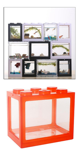 Escritorio Mini Pecera Acuario Betta Feed Peces De Rojo