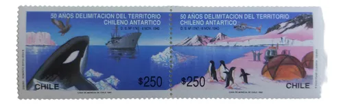 comprar Sellos Chile Fauna Territorio Antartico 1990