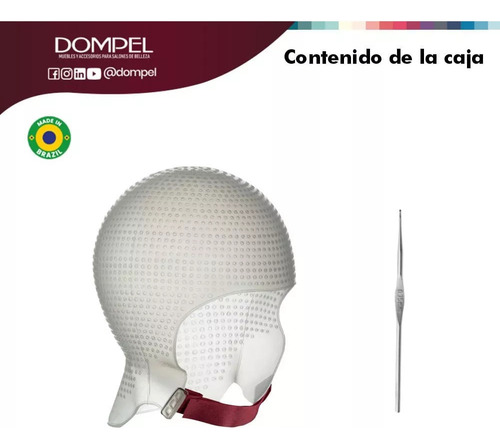 Mox Gorro De Pelo Dompel Sparta De Silicona De 2,4 K Con