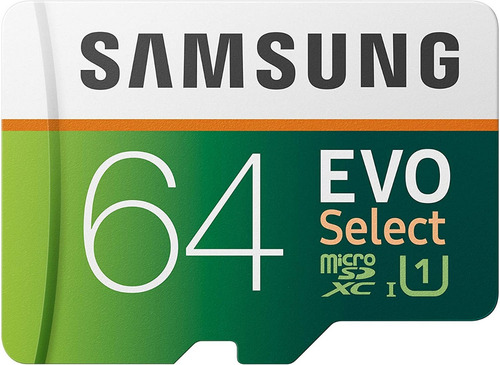 Tarjeta de memoria Samsung MB-ME64GA/AM Evo Select con adaptador SD 64GB