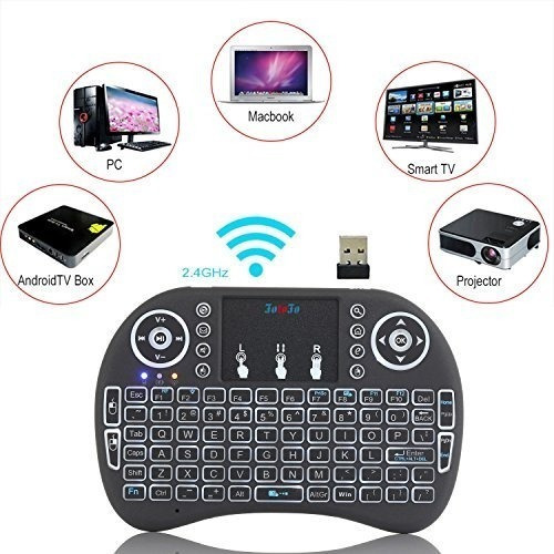 Mini Teclado Wireless Toucpad Backlit Rgb 2.4ghz
