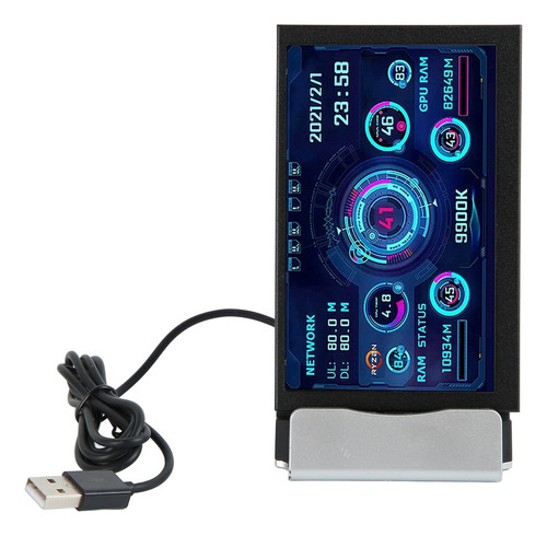 Monitor De Datos De Cpu De Pc De 5 Pulgadas Ips Usb Tipo C P