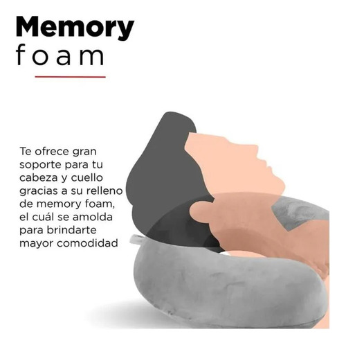 Almohada Viscoelástica En Forma De U, Almohada Protectora Pa