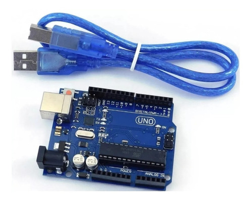 Megatronica Uno R3 + Cable Usb Atmega328p Arduino