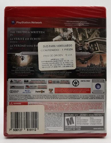 Assassin's Creed Ii Ps3 Greatest Hits 2 Nuevo * R G Gallery