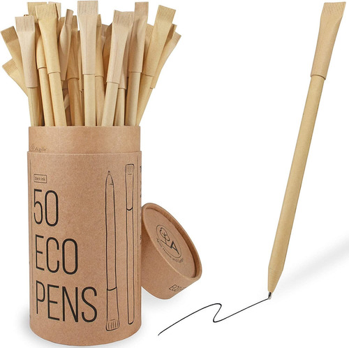 Bolígrafos Ecológicos Agile Paquete De 50  Bolígrafo...