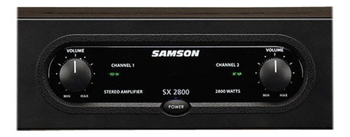 Potencia Samson H 900+900/4, 700+700/8, 1400+1400/2 Cuo Color Negro Potencia de salida RMS 1400 W