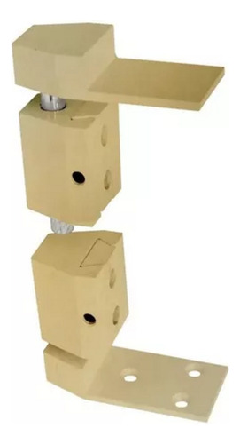 Pivote Descentrado Aluminio Champagne H Y M 2 Piezas