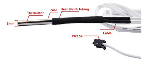 Impresora 3d Con Sensor De Termistor Ender 3 V2, Paquete De