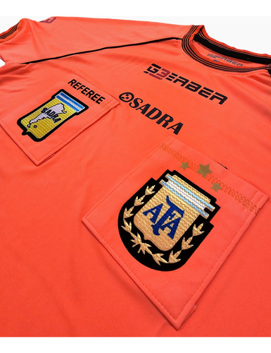 Camiseta Arbitro G3 Oficial Afa Sadra - Todo Para Arbitros