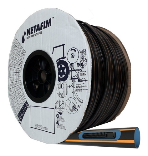 Mangueira Gotejamento 200 Microns 30x30 2500 Mt Netafim