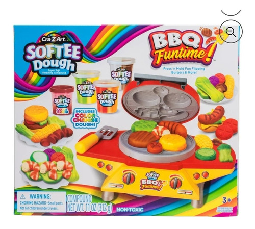 Cra Z Art Dough Multicolor Bbq Funtime Set Moldeable