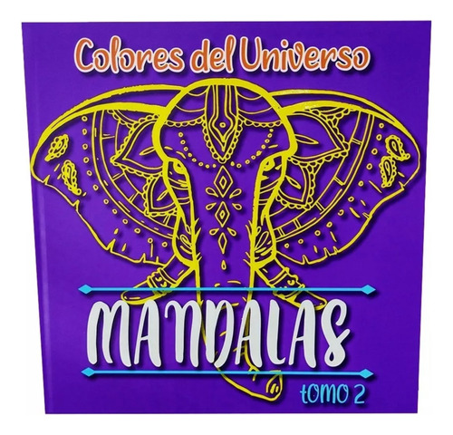 Libro De Mandalas Pasta Dura + Plumones X24 + Colores X12