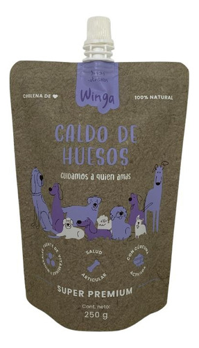 Snacks Winga Para Perros - Caldo De Huesos