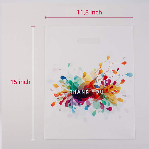Thank You Bags For Business With Handles 12x15 (100 Count, W