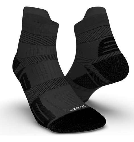 Calcetines Running Delgados Strap Negro Kiprun