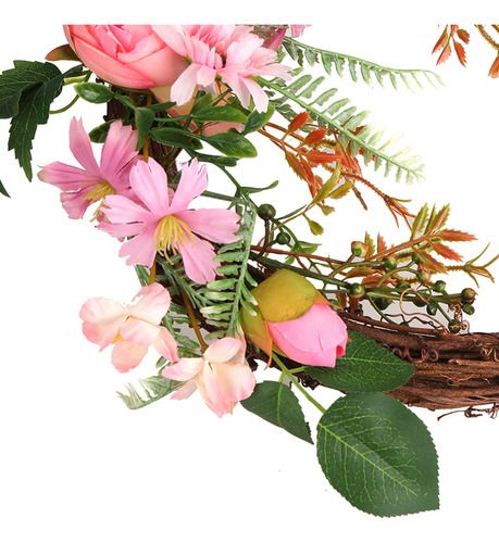 Corona De Flores De Imitación Artificial De Peonía Para CoLG