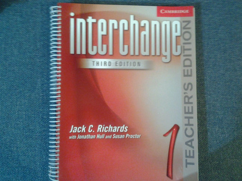 Interchange 1 Teachers Edition 3a Edicion