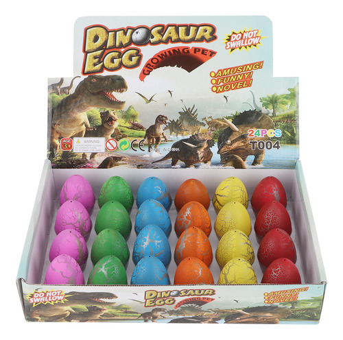 Juguete De Huevos De Pascua, 24 Piezas, Dinosaurio En Crecim