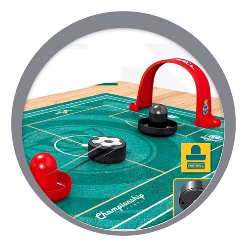 Brinquedo Futebol De Mesa Com Disco Que Desliza Jogo Disputa
