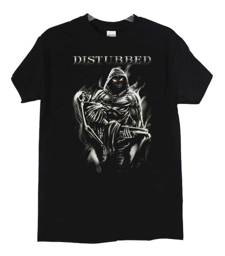 Polera Disturbed Skeleton Metal Abominatron