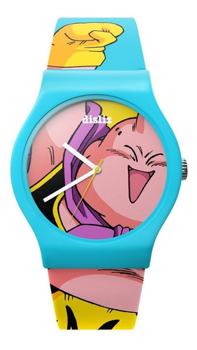 Reloj Disliz Majin Buu Dragon Ball Z Color Azul