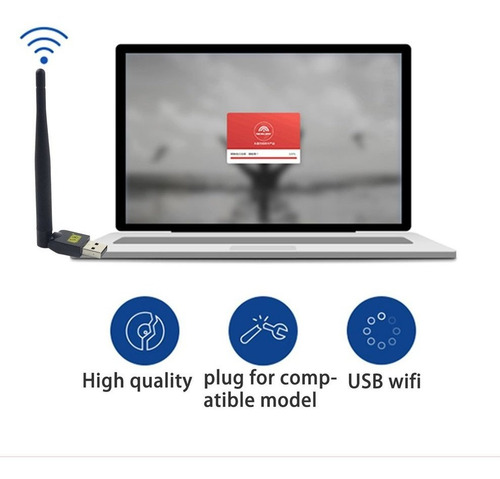Freesat Usb Wifi Com Antena Trabalho Para Freesat V7 V8 Seri