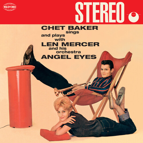 Chet Baker Angel Eyes - Lp De Vinilo Rojo Limitado De 180 Gr