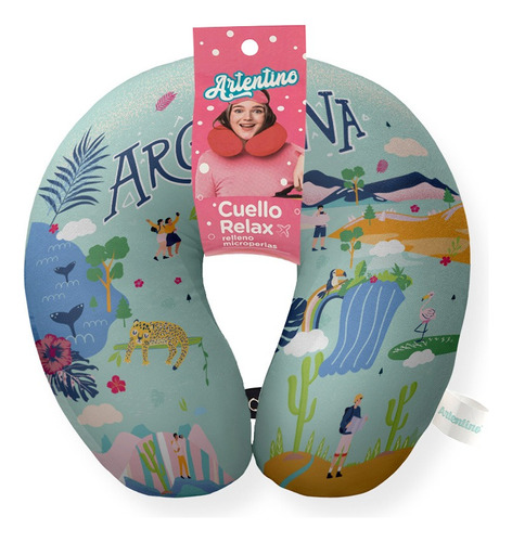 Almohada Cuello Viaje Relax Regalo Hombre Mujer Niño Niña 